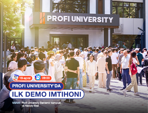 PROFI UNIVERSITY'da DEMO imtihon!
